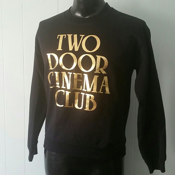 Shirts Two Door Cinema Club Sweatshirt Rare Gold Foil Poshmark